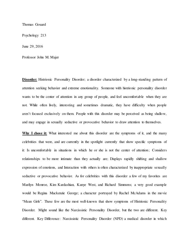 narcissistic behavior speech on narcissism